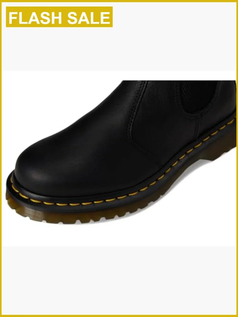 Grizzly Leather Chelsea Boots with Fleece Lining, Round Toe, Pull-On Style